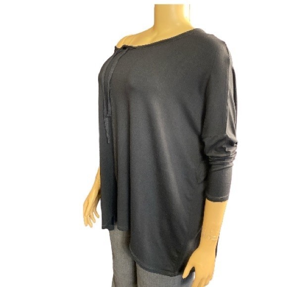 Margaritaville Drop Shoulder top dolman sleeves drawstring round neck  XS-S - Picture 7 of 14